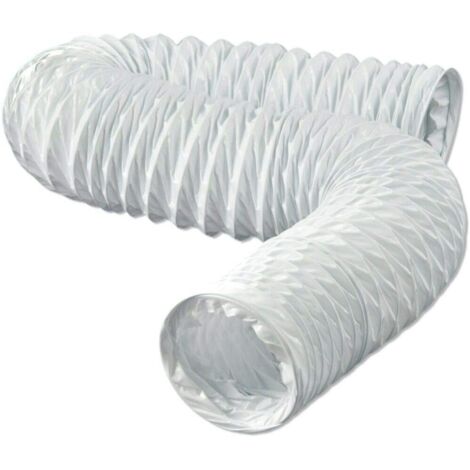 Vtizikl Tuyau d'Evacuation de 150mm en PVC Aluminium Gaine de Ventilation pour Extracteur