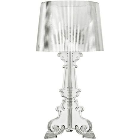 Vtizikl Lampe de Table - Petite Lampe de Salon Design - Bour Transparent - Acrylique, Plastique