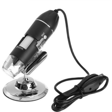 Vtizikl1600X 2MP USB 1080P Zoom Microscope Numérique Loupe HD Endoscope Caméra Vidéo, Ensoleillé