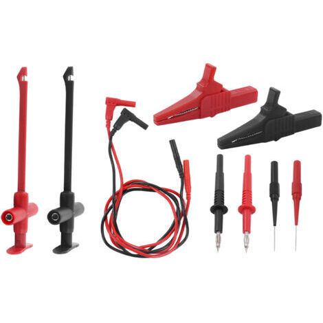 Vtizikl Kit de fils de Test multimètre, pince Crocodile, sonde fiche banane pour réparation électronique JT8001-1 (1/5)