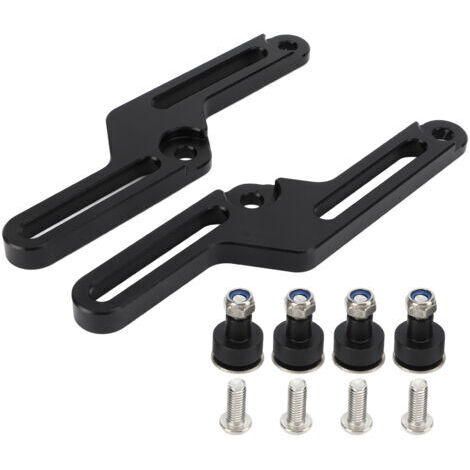 Vtizikl Kit de support de montage de pare-brise de moto pour SUZUKI V-STROM DL650 2017-2020 Noir