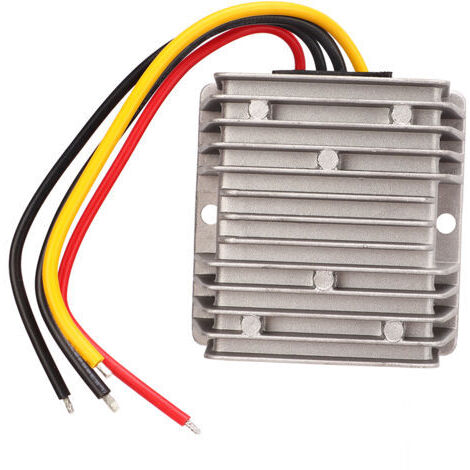 Vtizikl Régulateur de convertisseur de puissance de voiture DC 24V à 12V 20A 240W IP68, convertisseur Buck DC étanche pour moteur Dashcam voiture camion