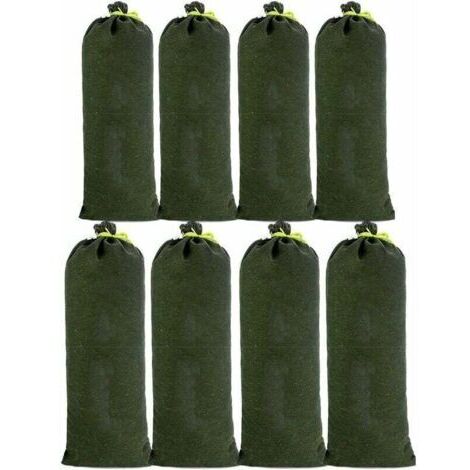 Vtizikl8pcs Sac a Sable en Toile Boudin Anti Inondation Contre Sable Inondation Les Modèles Améliorés ne se Fanent pas pour Drainage pour Garage Magasin Ecole Gare Bâtiment Usine Entrep (30x70cm)