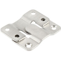 Supporti Nascosti Per Quadri E Specchi In Acciaio Inox - 6 Paia (12 Pezzi) Ganci A Z Per Carichi Pesanti, Fissaggio A Parete - 3