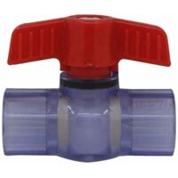 Valvola a sfera in pvc 20 25 32 40 50 63 mm valvola a sfera valvola a sfera valvola incollata piscina a sfera (diametro interno 40 mm)