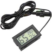 Vtizikl Thermomètre Hygromètre Numérique Mini lectronique Température Humidité Mètre pour Intérieur Extérieur avec Sonde