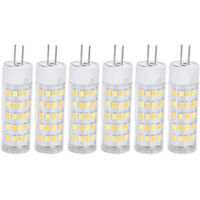Vtizikl 6 pièces G4 ampoule 3 couleur de lumière 220 V petite ampoule de plafonnier ampoule murale pour la maison OfficeG4 7 W 64 LED