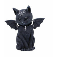 VtiziklDécorations d'Halloween chat magique résine artisanat Sculptures d'animaux autonomes fenêtre décorations de bureau