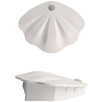 VtiziklLampe LED intelligente rechargeable avec capteur de corps humain, veilleuse magnétique sans câblage, applique murale intérieure, numéro de porte(Blanc)
