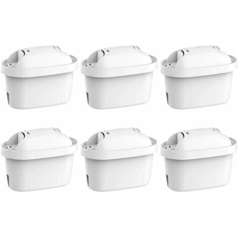 Cartucho de filtro de agua - Compatible con Brita Maxtra Plus - Recambio para jarra filtrante Marella (paquete de 6) (1/4)