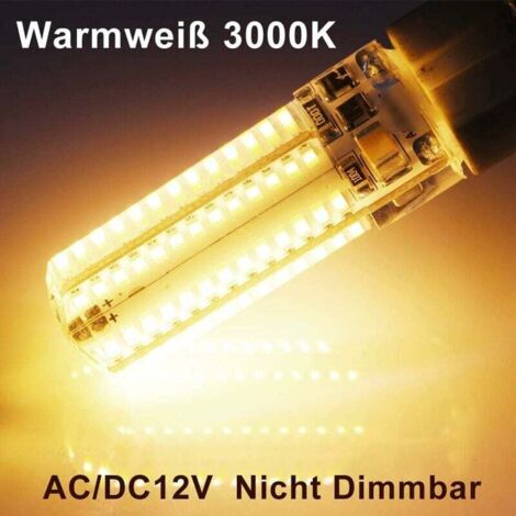 Bombilla LED GY6.35 Equivalente A 50 W, Bombilla Halógena De Base Bipin De 50 W, AC/DC 12 V Luz Blanca Diurna 6000 K Para Lámpara Colgante, Lámpara De Araña, Luz De