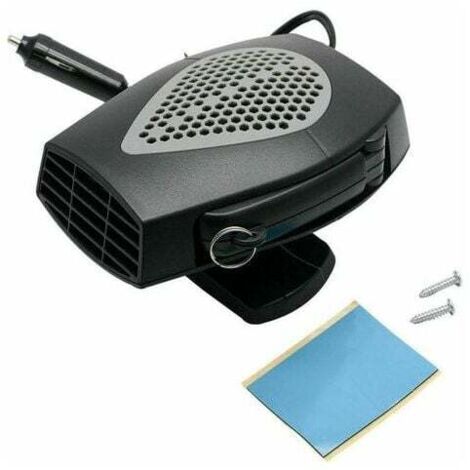 Ventilador de calefacción para coche, 12 V, 150 W, portátil, para coche, con descongelador y desempañador de parabrisas. (1/5)