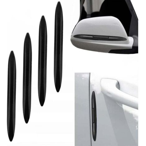 KZQ - 4 protectores de esquinas para puertas de coche, tiras protectoras para bordes, anticolisión y antifricción, sin marcas. (1/4)