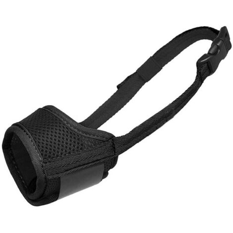 Bozales de nailon para perros, talla S, para perros pequeños y medianos con malla transpirable, bozal suave para evitar mordeduras, ladridos y mordiscos. (1/4)