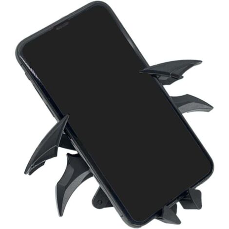 Soporte de plástico para teléfono de coche KZQ, soporte para ventilación de aire, soporte único para teléfono celular, accesorio para coche para hombres, regalo de gravedad, cerradura (1/3)