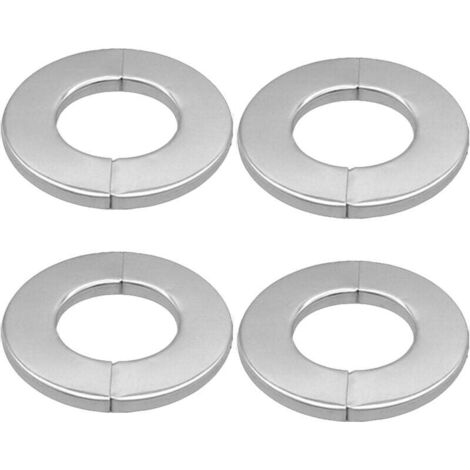 KZQ 4 rosetas para grifo mezclador de ducha, de acero inoxidable, para radiador, 34 mm. (1/4)