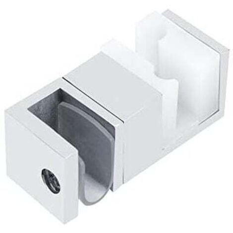 KZQ Guía inferior para puertas correderas en la ducha, 6 x 2 x 2 cm, acero inoxidable, guía inferior para puertas correderas, para oficina y hogar
