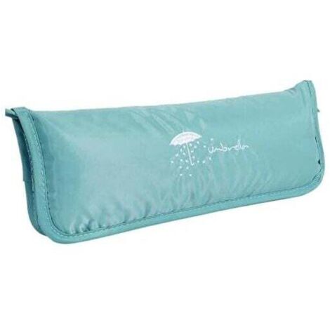 Bolsa para paraguas KZQ de 23 x 29 cm - Bolsa impermeable de microfibra para guardar paraguas mojados, funda para paraguas mojados, estuche pequeño de viaje para toalla y botella de agua para acampar
