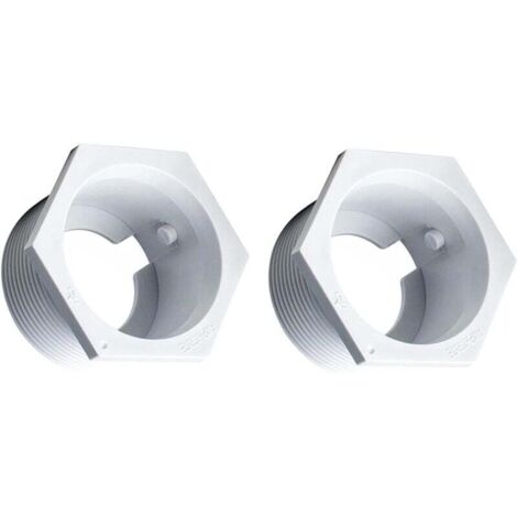 KZQ Conector de pared universal para limpiafondos (UWF) 6-500-00 (paquete de 2) - Repuesto exacto para los limpiafondos Polaris 480, 380, 360, 280, 180, 165, 65 y Turtle