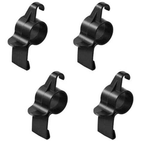 KZQ - Ganchos para paraguas de maletero (85 x 30 mm, 4 unidades), clip para sujetar paraguas de coche, ganchos multifuncionales para almacenamiento en maletero, organizador para colgar paraguas (1/4)