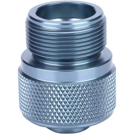 Válvula convertidora de gas para picnic pequeña KZQ de 1 pieza, fabricada en aleación de aluminio, compatible con varios tipos de tanques de gas.
