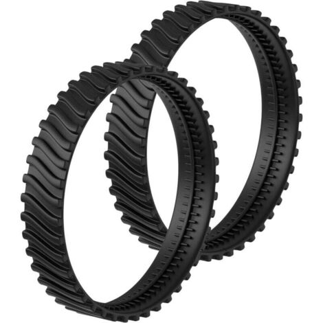 KZQ Juego de 2 orugas para Zodiac MX8 MX6 - Rueda de repuesto para robot limpiafondos R0526100