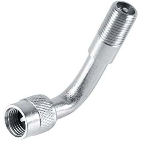 KZQ extensiones de vástago de neumático, adaptador universal de 90 grados para válvula de neumático de coche, motocicleta, bicicleta y camión (90°) (1/4)