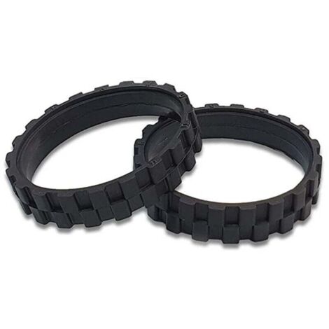 Ruedas de 70 x 15 mm para IROBOT ROOMBA Serie S9 y S9+ (Pack de 2). Fabricadas en España. Antideslizantes, agarre excepcional y fácil instalación. (1/4)
