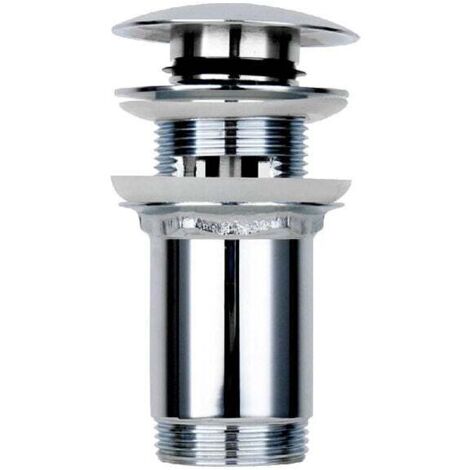 Desagüe de fregadero, desagüe emergente con rebosadero automático universal, desagüe de acero inoxidable (1/3)