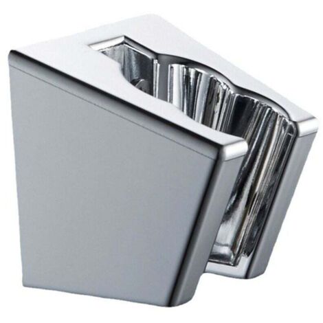 KZQ Soporte de ducha universal, soporte plateado para cabezal de ducha de mano, soporte de cabezal de ducha de doble ranura, colgador para cabezales de ducha