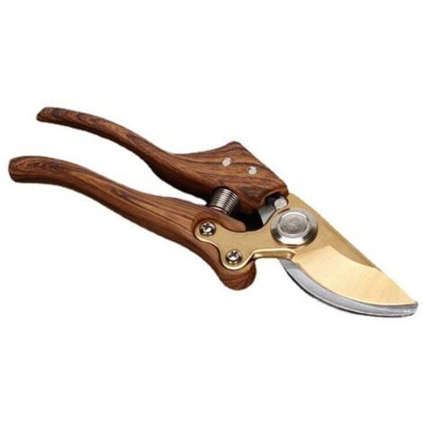 Tijeras de podar KZQ, tijeras de podar japonesas de acero SK4, tijeras de podar que ahorran mano de obra para podar ramas gruesas y bambú (veta de madera)