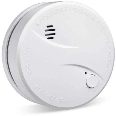 KZQ Detector de humo inalámbrico, detector de humo fotoeléctrico (paquete de 1) (1/4)