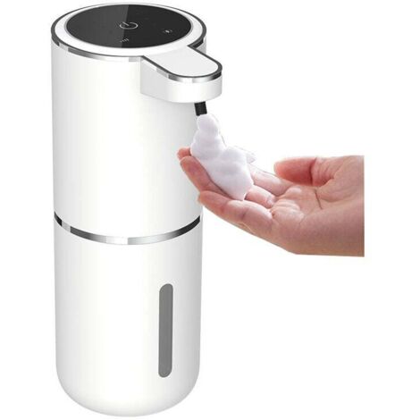 Dispensador de jabón automático de pared KZQ de 1 pieza, con sensor infrarrojo, sin contacto, para baño, cocina y oficina. (1/4)