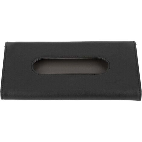 Porta pañuelos para visera de coche KZQ, porta pañuelos de cuero sintético, porta rollo de papel higiénico, servilletero para visera, caja de pañuelos para visera (1/4)