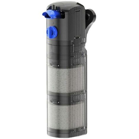 Filtro interno para acuario 3 en 1 KZQ, caudal ajustable de 500 l/h, para acuarios de 40-120 l, 8 W