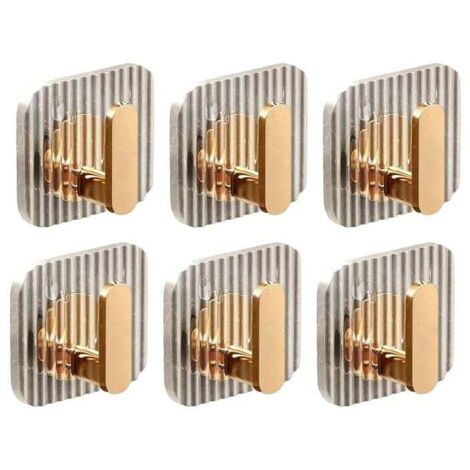Ganchos cuadrados KZQ, ganchos autoadhesivos, ganchos para toallas de baño, ganchos de pared, ganchos multifuncionales (1/4)