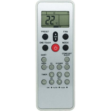 KZQ Control remoto de repuesto para aire acondicionado Toshiba WC-L03SE (1/4)