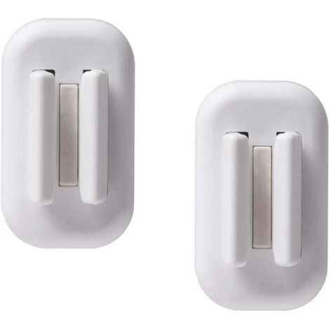 KZQ Organizador de cepillos de dientes, soporte para cepillos de dientes, soporte para cepillos de dientes eléctricos, soporte para escobas y trapeadores, colgador autoadhesivo sin taladrar, para (1/4)