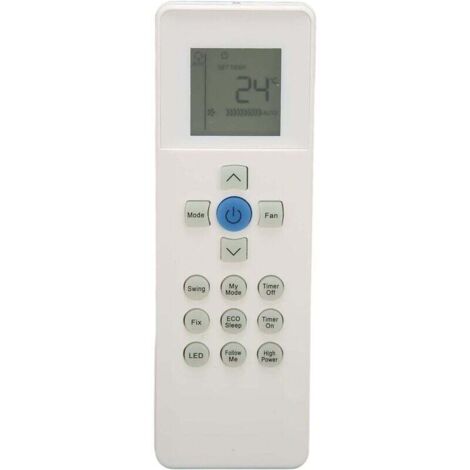 KZQ Control remoto de repuesto para aire acondicionado Carrier RG67N, BGEF, RG67V, BGEF, etc.