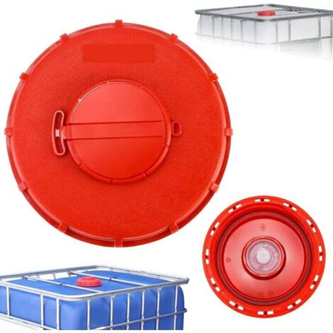 KZQ Tapa de tanque IBC de 163 mm y 1000 l. Tapa de tanque IBC. Tapas de tanque IBC. Tapa ventilada. Tapa de tanque de agua IBC de 1000 l.