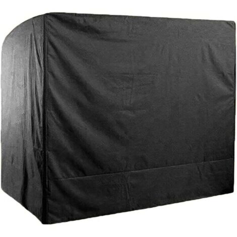 KZQ Funda impermeable para columpio de jardín de 3 plazas, 220 x 125 x 175 cm, Oxford, anti-UV, para exteriores. (1/4)