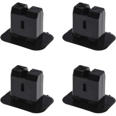 KZQ 4 clips de retención de plástico para respaldo de asiento trasero compatibles con A4, B6, B7, A6, C5, C6, accesorios para coche VW. (1/4)