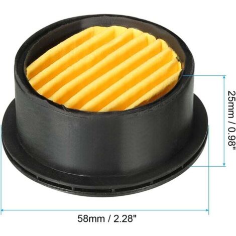 Paquete De 2 Filtros Silenciadores De Compresor De Aire, Filtro De Admisión De Aire De Metal