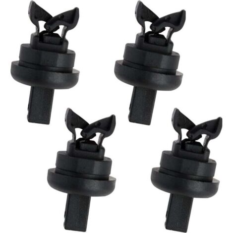 Clip de retención para estante trasero KZQ (paquete de 4), 7705099001 8200675047, compatible con clips de retención de cadena de coche Clio/Megane, estante trasero de coche (1/4)