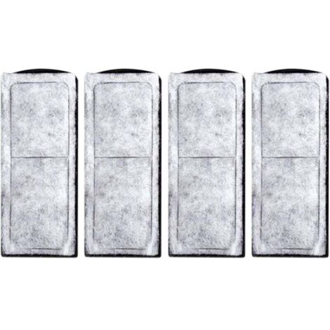 Filtro de algodón para acuario KZQ, cartucho de filtro para acuario, repuesto de algodón para filtro de acuario, cartucho de filtro para acuario, accesorios para filtros de pared para acuario, paquete (1/4)
