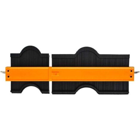 KZQ Calibre de perfil conectable (10+5 pulgadas), duplicador preciso de formas irregulares para soldadura, herramienta de marcado de contornos para la instalación de pisos, alfombras y azulejos, i
