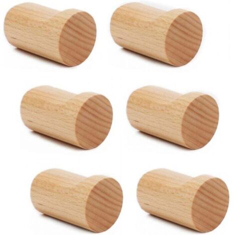 KZQ Ganchos de pared de madera, percheros de pared, ganchos decorativos sencillos y resistentes para sombreros, percheros de pared para colgar abrigos, toallas, sombreros, mochilas, batas, chaquet