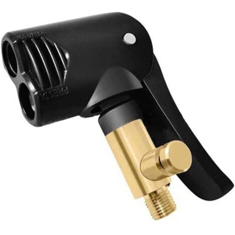 KZQ Adaptador de válvula para neumáticos de coche, boquilla de inflado, adaptador de válvula de palanca para coche, adaptador de válvula para neumáticos, adaptador de válvula para bomba de aire (2 (1/4)