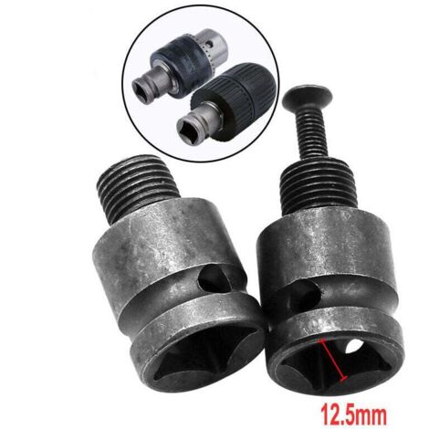 Herramienta de perforación innovadora KZQ, destornillador eléctrico con adaptador de 1/2 (con tornillo de rosca izquierda) (1/4)