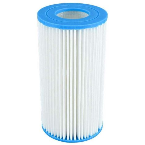 KZQ - 2 cartuchos filtrantes para piscina Bestway tamaño III, azul-blanco, 20,3 x 10,4 cm (1/4)